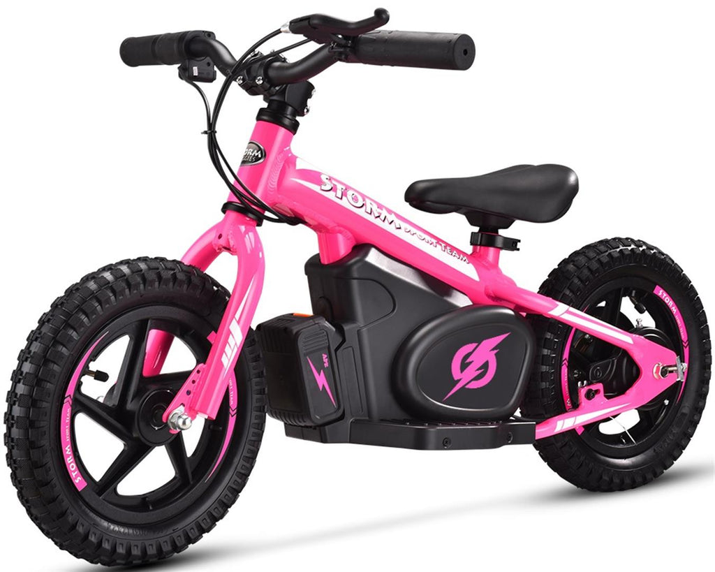 Team sports balance bike pink sale