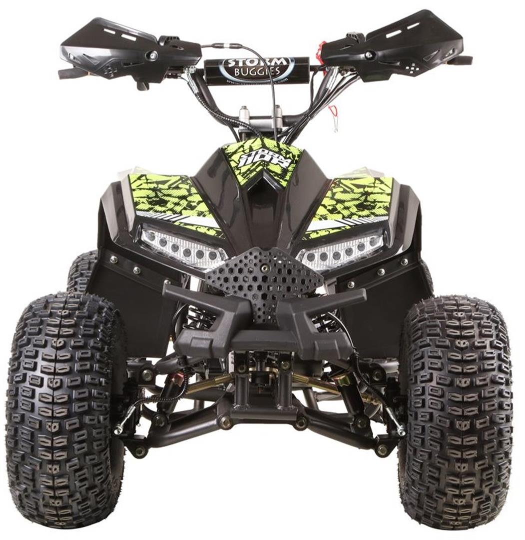 Quad Racing Yellow Kids 110cc Quad Bike | STORM 110R YELLOW – Quads4Kids