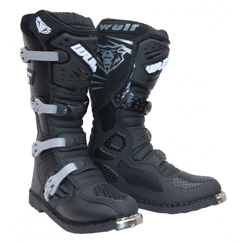 Wulfsport Trackstar Boots - Black/White