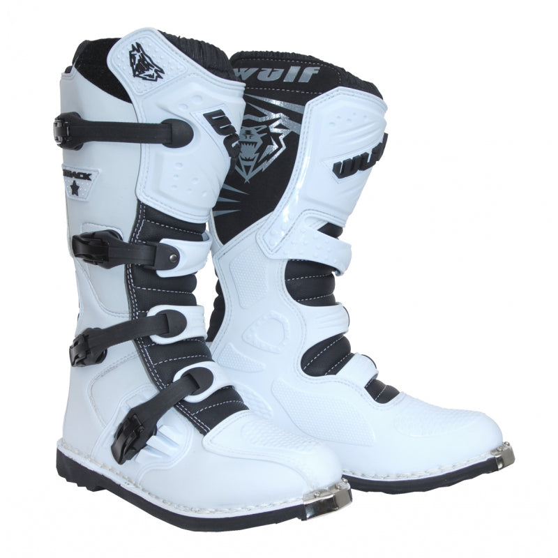 Wulfsport Trackstar Boots - Black/White
