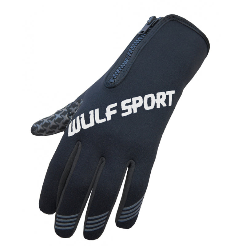 Wulfsport Zipped Neoprene Gloves - Black